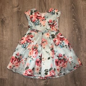 Girls floral Easter dress